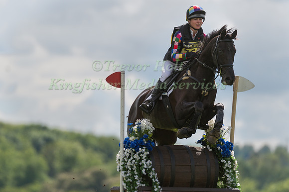 AMELIA WALKER (GBR) RIDING DIRECTOR GENERAL COMPETING IN THE CROSS COUNTRY PHASE OF THE  CIC TWO STAR COMPETITION AT THE  2017 ROCKINGHAM CASTLE INTERNATIONAL HORSE TRIAL.