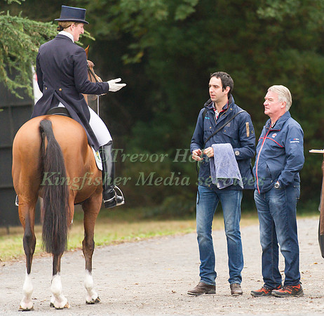 Ruth Edge and Mister MacCondy after Dresage