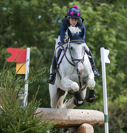 LILY BLUNT (GBR) AND BLUE BOY II