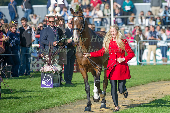 Clare Lewis (GBR) riding Sidnificant taking part in the Show Jumping Phase