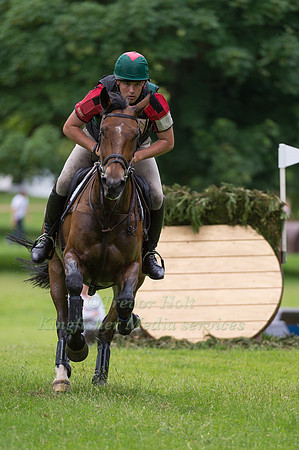 MATTHEW GLENTWORTH (GBR) RIDING BRIDGEHOUSESTUD RIVER WILD TAKING PART IN THE CROSS COUNTRY PHASE OF THE CICO THREE STAR AT THE 2017 HOUGHTON INTERNATIONAL HORSE TRIALS