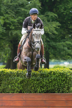 WILLIAM FOX-PITT (GBR) RIDING BT SEVENTH HEAVEN  IN THE CROSS COUNTRY PHASE OF THE CCI ONE STAR AT THE 2017 HOUGHTON INTERNATIONAL HORSE TRIALS