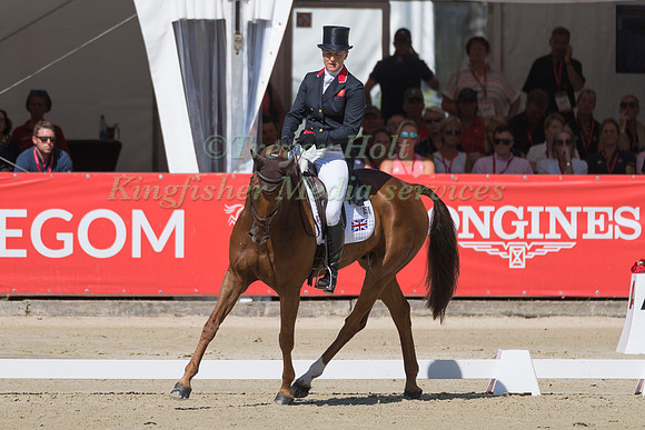 KRISTINA COOK (GBR) AND BILLY THE RED