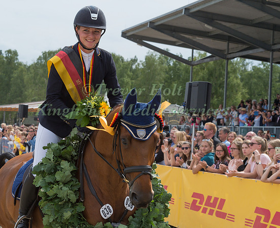 JULIA KRAJEWSKI (GER) AND SAMOURAI DU THOT