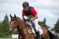 ALEX  HUA TIAN CHN RIDING DON GENIRO COMPETING IN THE CROSS COUNTRY PHASE OF THE  SS COUNTRY PHASE OF THE  INTERMEDIATE  COMPETITION AT THE  2017 ROCKINGHAM CASTLE INTERNATIONAL HORSE TRIAL.
