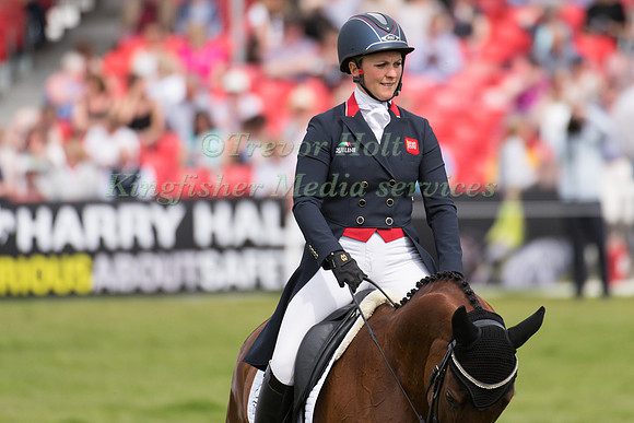 Gemma Tattersall of Great Britain  riding Arctic Soul
