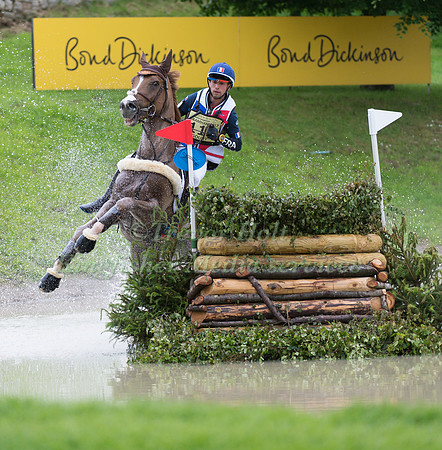 ALEXIS  GOURY (FRA) AND TROMPE L'OEIL D'EMERY TAKING PART IN THE CROSS COUNTRY PHASE OF THE  UNDER 25s CCI THREE STAR COMPETITION AT THE 2017 EQUI-TREK BRAMHAM INTERNATIONAL HORSE TRIALS