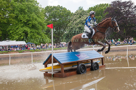 Lucienne  Elms (GBR)  riding Mistralou