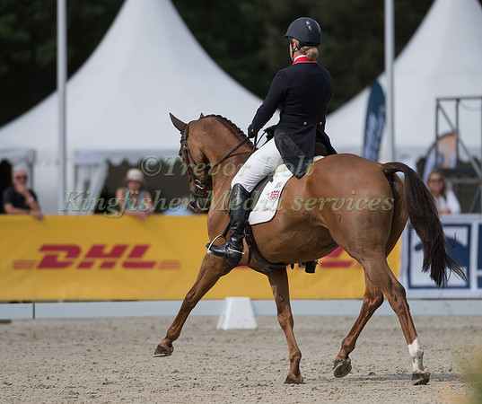 KRISTINA COOK (GBR) AND BILLY THE RED