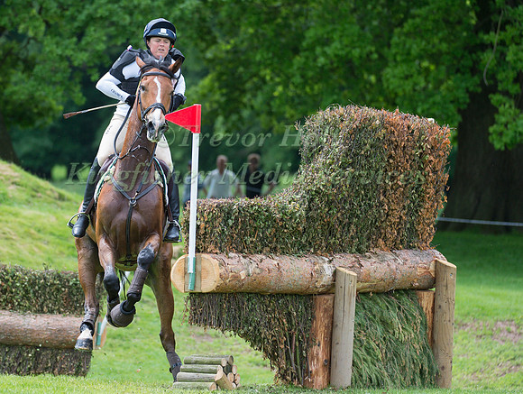 PIPPA FUNNELL (GBR) RIDING MAJAS HOPE TAKING PART IN THE CROSS COUNTRY PHASE OF THE CICO THREE STAR AT THE 2017 HOUGHTON INTERNATIONAL HORSE TRIALS