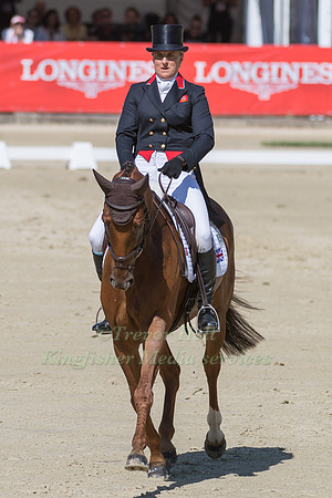 KRISTINA COOK (GBR) AND BILLY THE RED