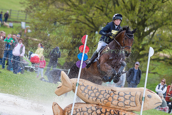JULIA NORMAN (GBR) RIDING  CARRYON BOBBY BOY COMPETING IN THE CROSS COUNTRY PHASE OF THE  CIC THREE STAR COMPETITION AT THE  2017 DODSON AND HORRELL CHATSWORTH INTERNATIONAL HORSE TRIAL.