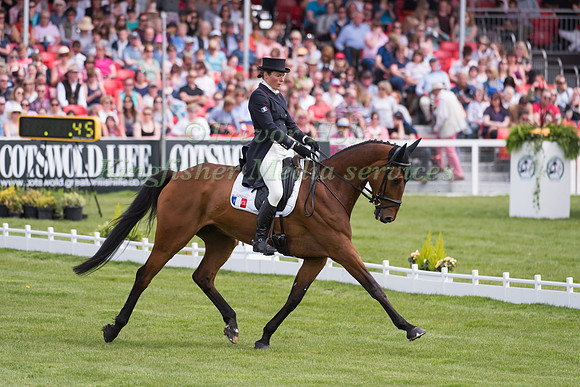 Helene Vattier of France riding Quito de Baliere