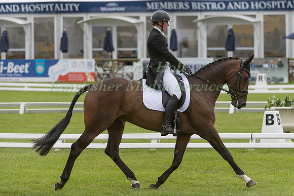 SOPHIE VAN DER MERWE SOPHIE VAN (GBR) AND THE HONEY BADGER TAKING PART IN THE DRESSAGE PHASE OF THE  CIC THREE STAR COMPETITION AT THE 2017 EQUI-TREK BRAMHAM INTERNATIONAL HORSE TRIALS