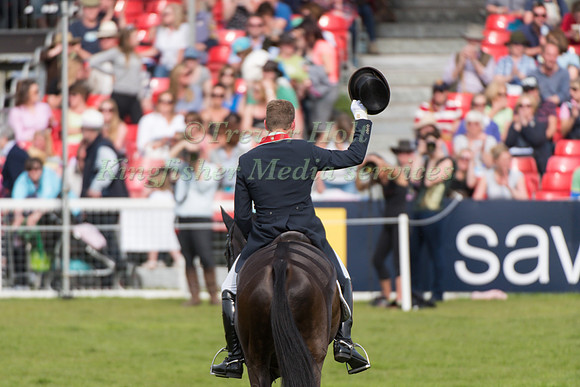 Oliver Townend of Great Britain  riding Black Tie