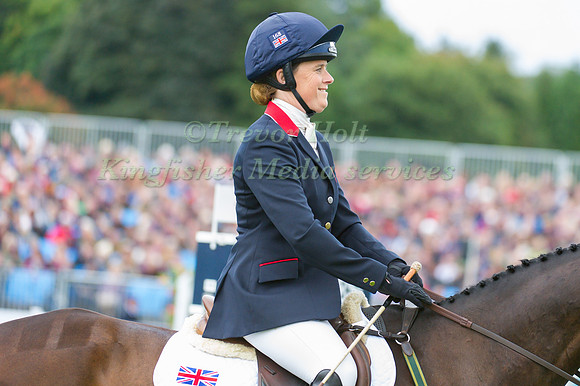 Pippa Funnell of Great Britain riding Sandman 7