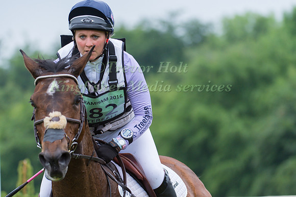 Gemma Tattersall (GBR) riding Chico Bella P
