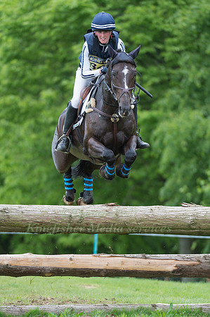 HAYLEY WRIGHT  RIDING DASSETT AT LAST COMPETING IN THE CROSS COUNTRY PHASE OF THE  INTERMEDIATE  COMPETITION AT THE  2017 ROCKINGHAM CASTLE INTERNATIONAL HORSE TRIAL.