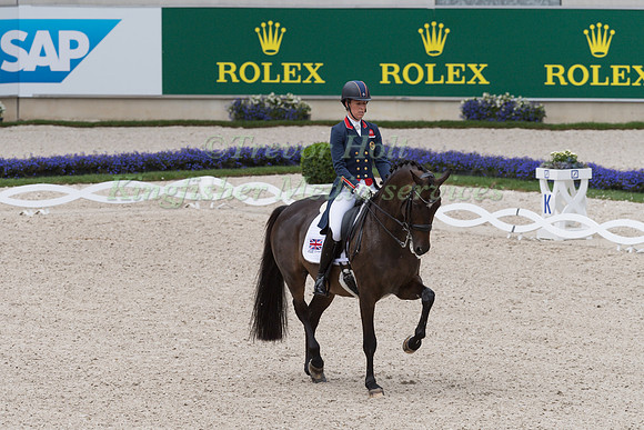 CHARLOTTE DUJARDIN (GBR) AND ERLENTANZ