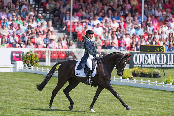 Kirsty Johnston of Great Britain  riding Opposition Detective