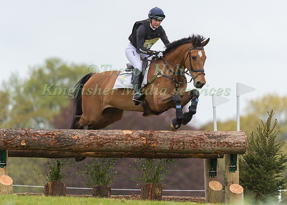 PIGGY FRENCH  RIDING  COOLEY MONSOON COMPETING IN THE CROSS COUNTRY PHASE OF THE  CIC ONE STAR COMPETITION AT THE  2017 DODSON AND HORRELL CHATSWORTH INTERNATIONAL HORSE TRIAL.