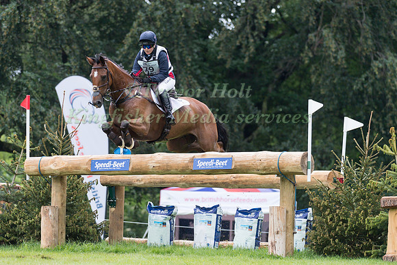 LAURA COLLETT (GBR) AND MR BASS TAKING PART IN THE CROSS COUNTRY PHASE OF THE  CCI THREE STAR COMPETITION AT THE 2017 EQUI-TREK BRAMHAM INTERNATIONAL HORSE TRIALS