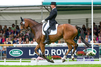 Gordon Murphy (GBR) riding Imperial competing in the dressage test