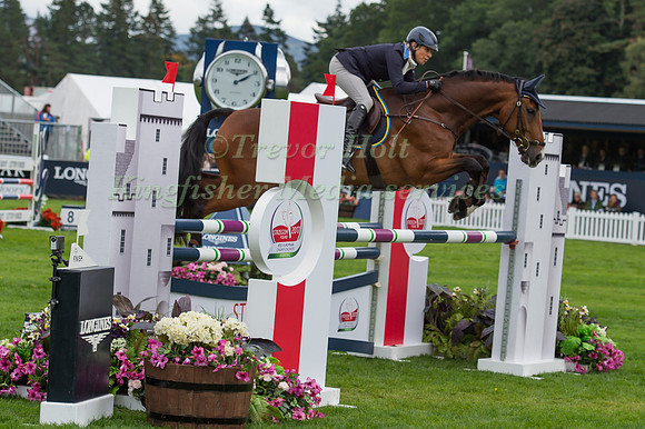 Anna Nilsson of Sweden riding Luron