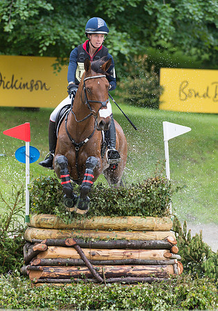 CAROLINE  MARTIN (USA) AND THE APPRENTICE TAKING PART IN THE CROSS COUNTRY PHASE OF THE  UNDER 25s CCI THREE STAR COMPETITION AT THE 2017 EQUI-TREK BRAMHAM INTERNATIONAL HORSE TRIALS