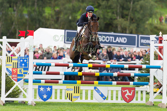 Pippa Funnell of Great Britain riding Sandman 7