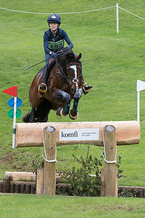 STELLA  BENATTI (ITA) AND ZARON TAKING PART IN THE CROSS COUNTRY PHASE OF THE  CIC THREE STAR COMPETITION AT THE 2017 EQUI-TREK BRAMHAM INTERNATIONAL HORSE TRIALS