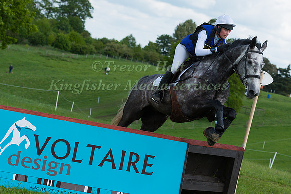 GEORGIE STRANG (GBR) RIDING CAPELS HOLLOW DRIFT COMPETING IN THE CROSS COUNTRY PHASE OF THE  CIC ONE STAR COMPETITION AT THE  2017 ROCKINGHAM CASTLE INTERNATIONAL HORSE TRIAL.