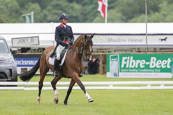JEANETTE BRAKEWELL (GBR) AND LETS DANCE TAKING PART IN THE DRESSAGE PHASE OF THE  CIC THREE STAR COMPETITION AT THE 2017 EQUI-TREK BRAMHAM INTERNATIONAL HORSE TRIALS