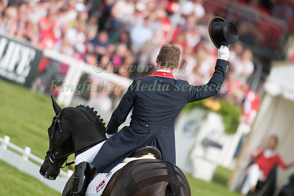 Oliver Townend of Great Britain  riding Black Tie