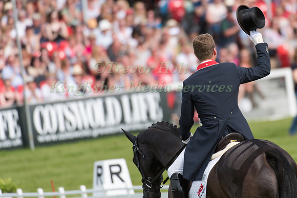 Oliver Townend of Great Britain  riding Black Tie