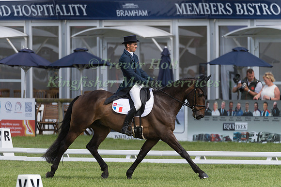 AURELIEN  LEROY (FRA) AND SEASHORE SPRING TAKING PART IN THE DRESSAGE PHASE OF THE  UNDER 25 CCI THREE STAR COMPETITION AT THE 2017 EQUI-TREK BRAMHAM INTERNATIONAL HORSE TRIALS