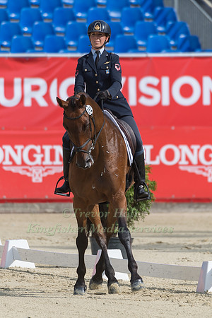VITTORIA PANIZZON (ITA) AND CHEQUERS PLAY THE GAME