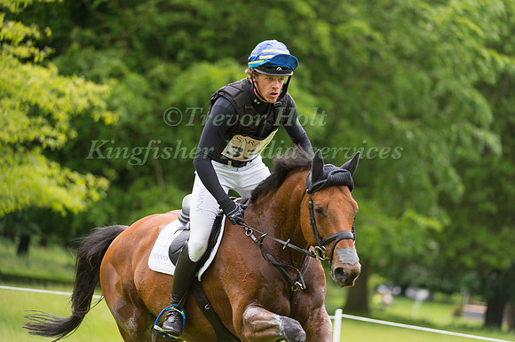 LUDWIG SVENNERSTAL (SWE) RIDING STINGER TAKING PART IN THE CROSS COUNTRY PHASE OF THE CICO THREE STAR AT THE 2017 HOUGHTON INTERNATIONAL HORSE TRIALS