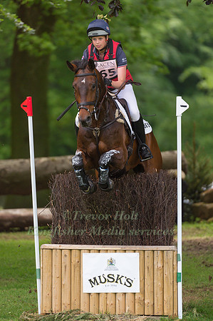 KATIE BLELOCH (GBR) RIDING BULANO TAKING PART IN THE CROSS COUNTRY PHASE OF THE CICO THREE STAR AT THE 2017 HOUGHTON INTERNATIONAL HORSE TRIALS