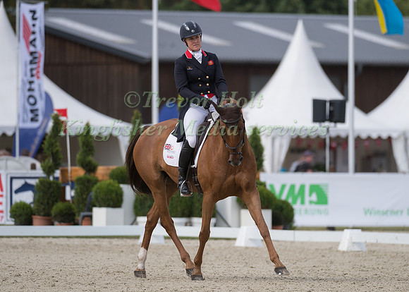 KRISTINA COOK (GBR) AND BILLY THE RED
