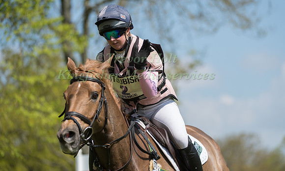 GEORGIE SPENCE (GBR) RIDING  HALLTOWN HARLEY