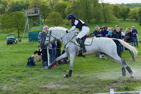 PIPPA FUNNELL (GBR) RIDING  BILLY THE BIZ COMPETING IN THE CROSS COUNTRY PHASE OF THE  CIC THREE STAR COMPETITION AT THE  2017 DODSON AND HORRELL CHATSWORTH INTERNATIONAL HORSE TRIAL.