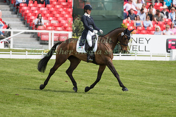 Dee Hankey of Great Britain  riding Chequers Playboy