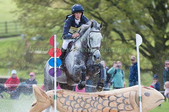 TOM MCEWEN (GBR) RIDING  STRIKE SMARTLY COMPETING IN THE CROSS COUNTRY PHASE OF THE  CIC THREE STAR COMPETITION AT THE  2017 DODSON AND HORRELL CHATSWORTH INTERNATIONAL HORSE TRIAL.