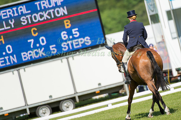 Polly Stockton (GBR) riding Imperial Trump