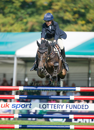 Kerry Varley (GBR) riding Bluestone Luke taking part in the Show Jumping Phase