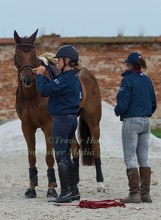 KRISTINA COOK (GBR) AND BILLY THE RED