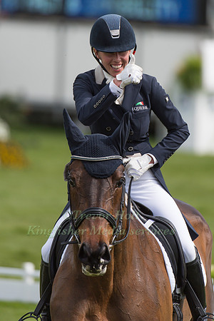 Dee Hankey of Great Britain  riding Chequers Playboy