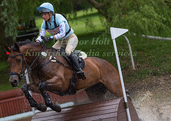 IZZY TAYLOR (GBR) RIDING CALL ME MAGGIE MAY TAKING PART IN THE CROSS COUNTRY PHASE OF THE CICO THREE STAR AT THE 2017 HOUGHTON INTERNATIONAL HORSE TRIALS