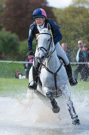 PATRICIA PYTCHES (GBR) RIDING  CES BALLYCAR CHIP COMPETING IN THE CROSS COUNTRY PHASE OF THE  CIC THREE STAR COMPETITION AT THE  2017 DODSON AND HORRELL CHATSWORTH INTERNATIONAL HORSE TRIAL.